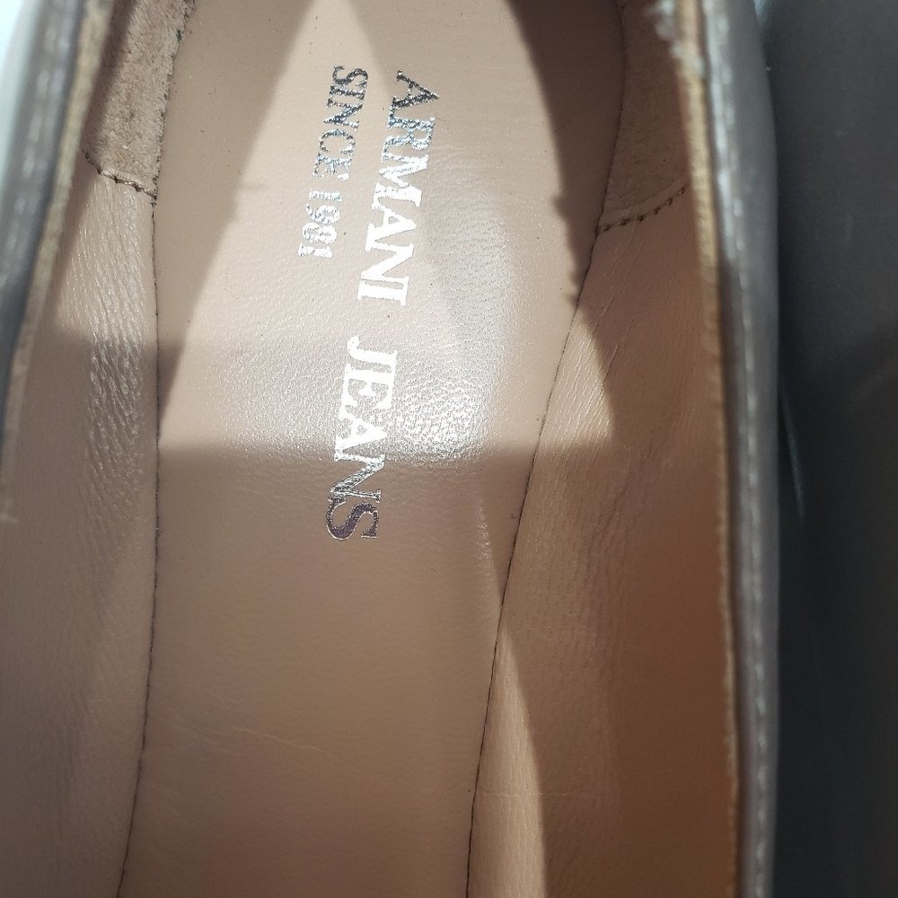 ARMANI JEANS Leather Flats - Picture 10 of 15